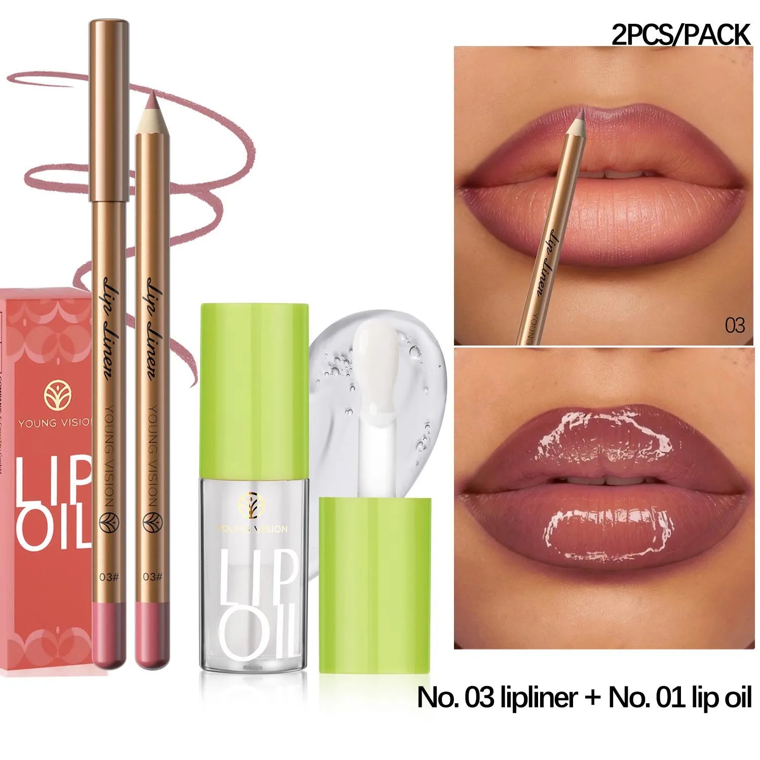 Elevate Your Look: USHAS 12-Color Lipstick & Liner Duo