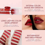 Waterproof Matte Liquid Lipstick - CmaaDu Red Elegance