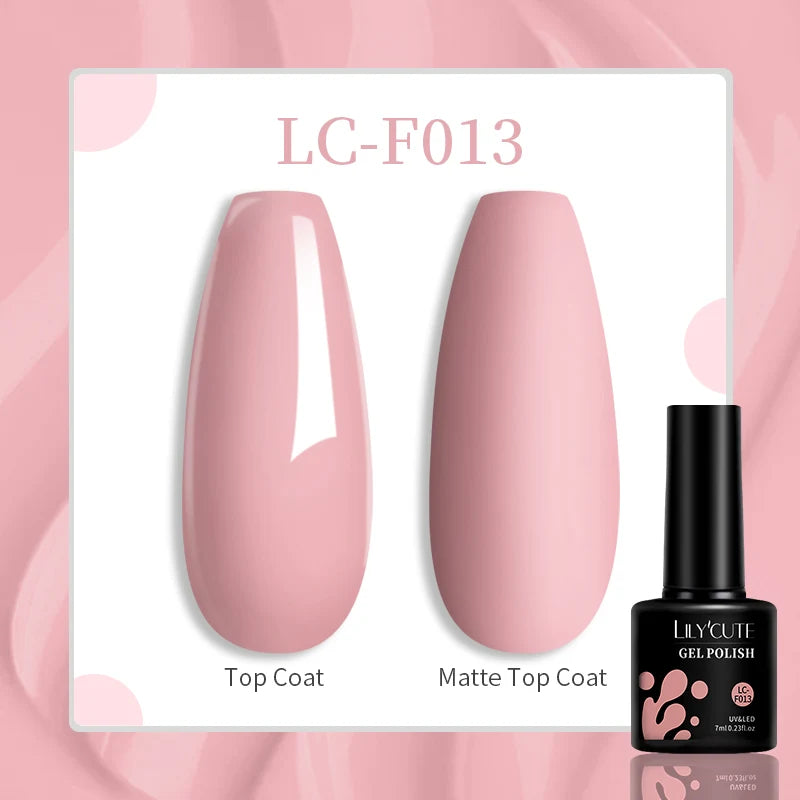 Vibrant LILYCUTE 129 Colors Gel Polish - 7ML Perfection