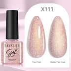 Vibrant LILYCUTE 129 Colors Gel Polish - 7ML Perfection