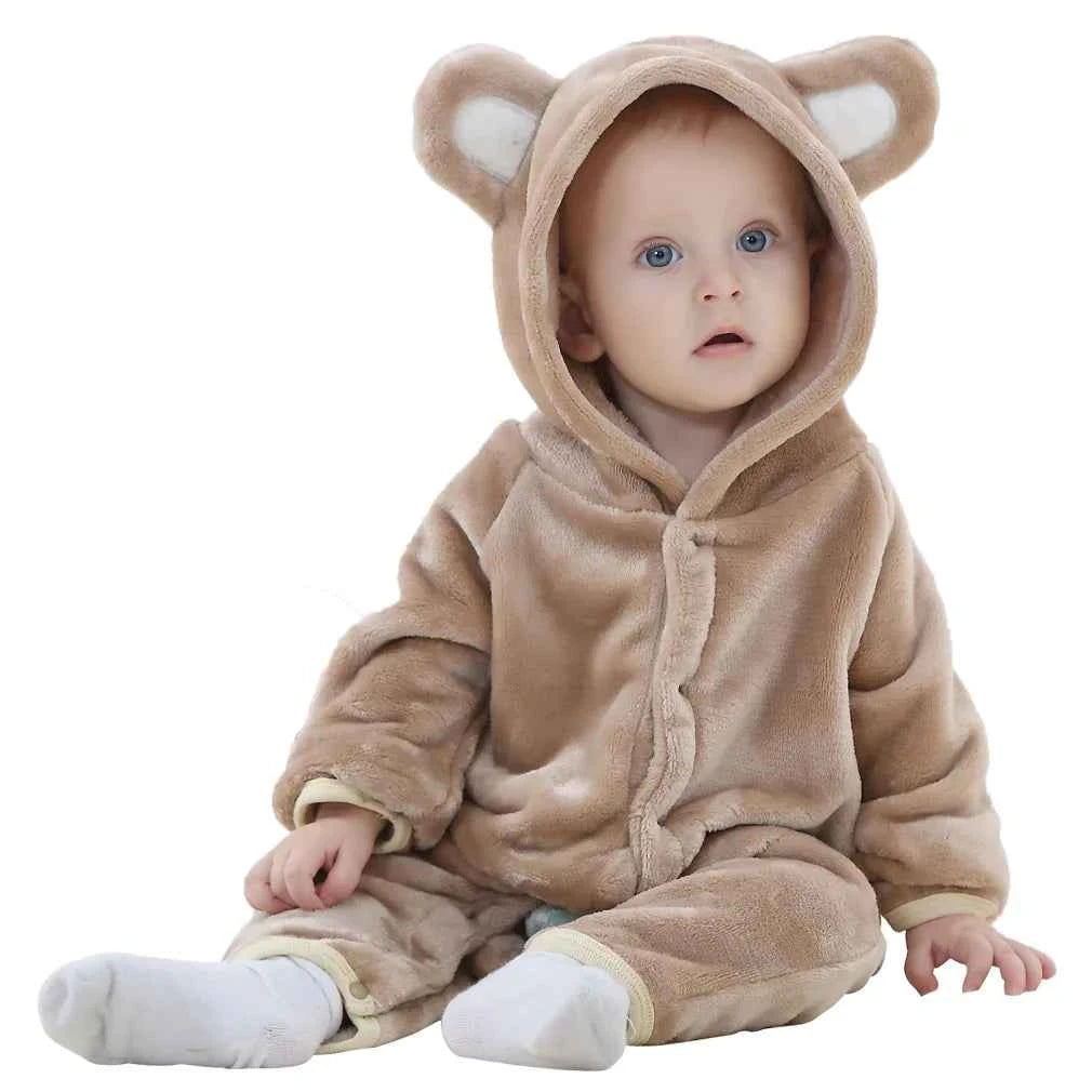 Cozy Unicorn & Dinosaur Baby Rompers for Boys & Girls