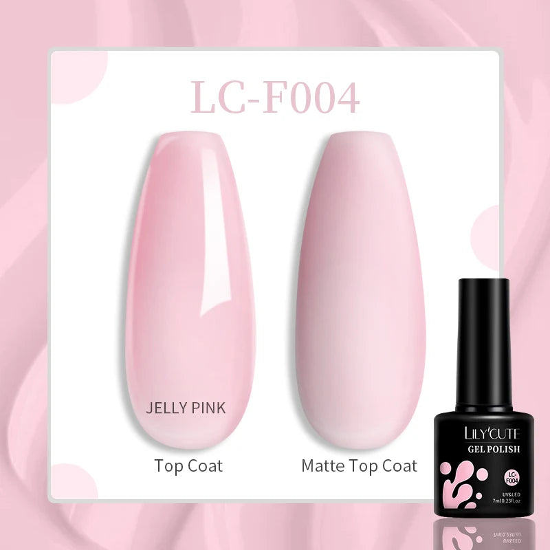 Vibrant LILYCUTE 129 Colors Gel Polish - 7ML Perfection