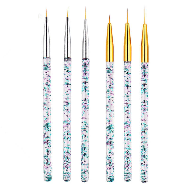 Precision Nail Art Brush Set: 5/20 Pcs for Masterful Designs