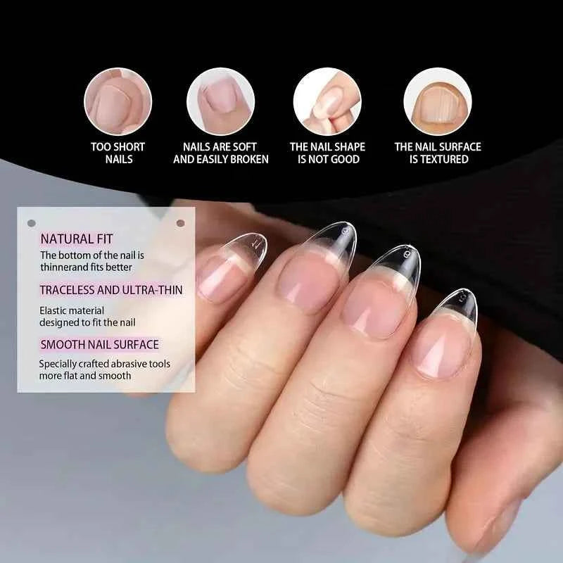 Professional Soft Gel Nail Tips - 120Pcs for DIY Extensions