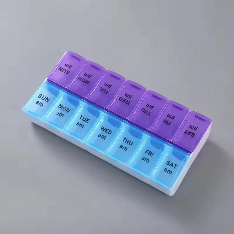 Portable Pill Storage Box: Perfect for Travel & Daily Needs