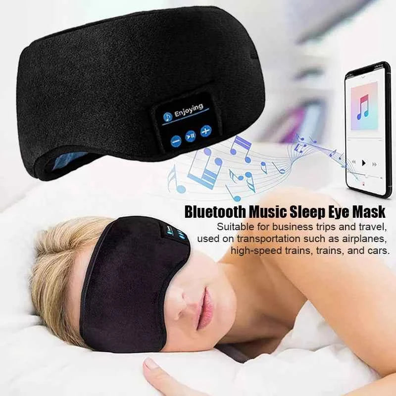 Smart Bluetooth Eye Mask: Sleep Headphones for Travel