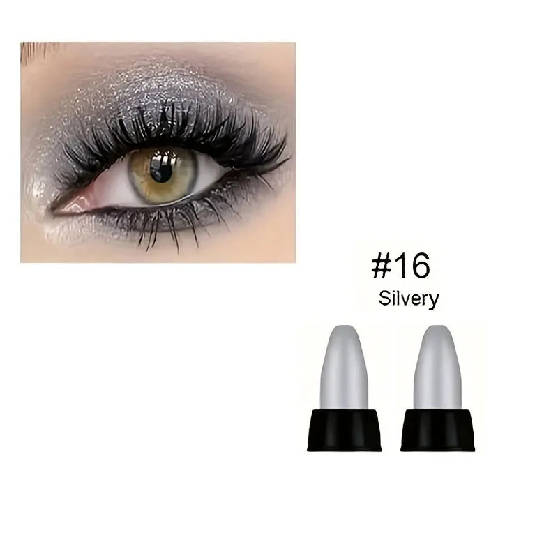 Vibrant Pearlescent Eyeliner: 16 Colors for Stunning Eyes