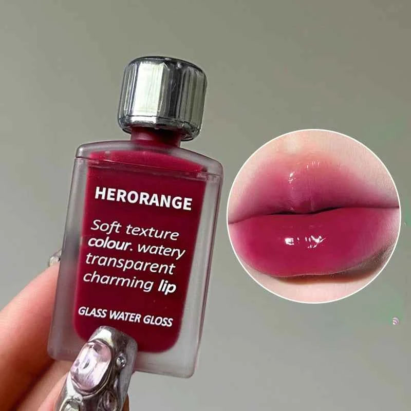 Light Glass-Like Lip Lacquer - Smudge-Proof & Skin-Brightening