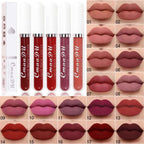 Waterproof Matte Liquid Lipstick - CmaaDu Red Elegance