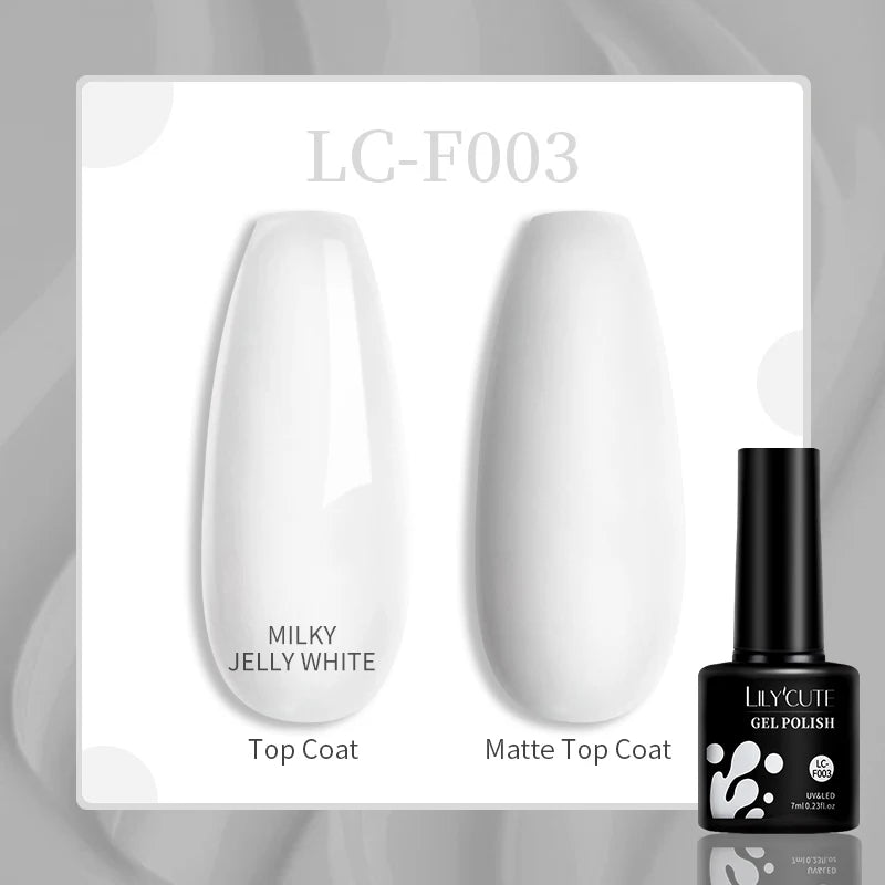 Vibrant LILYCUTE 129 Colors Gel Polish - 7ML Perfection