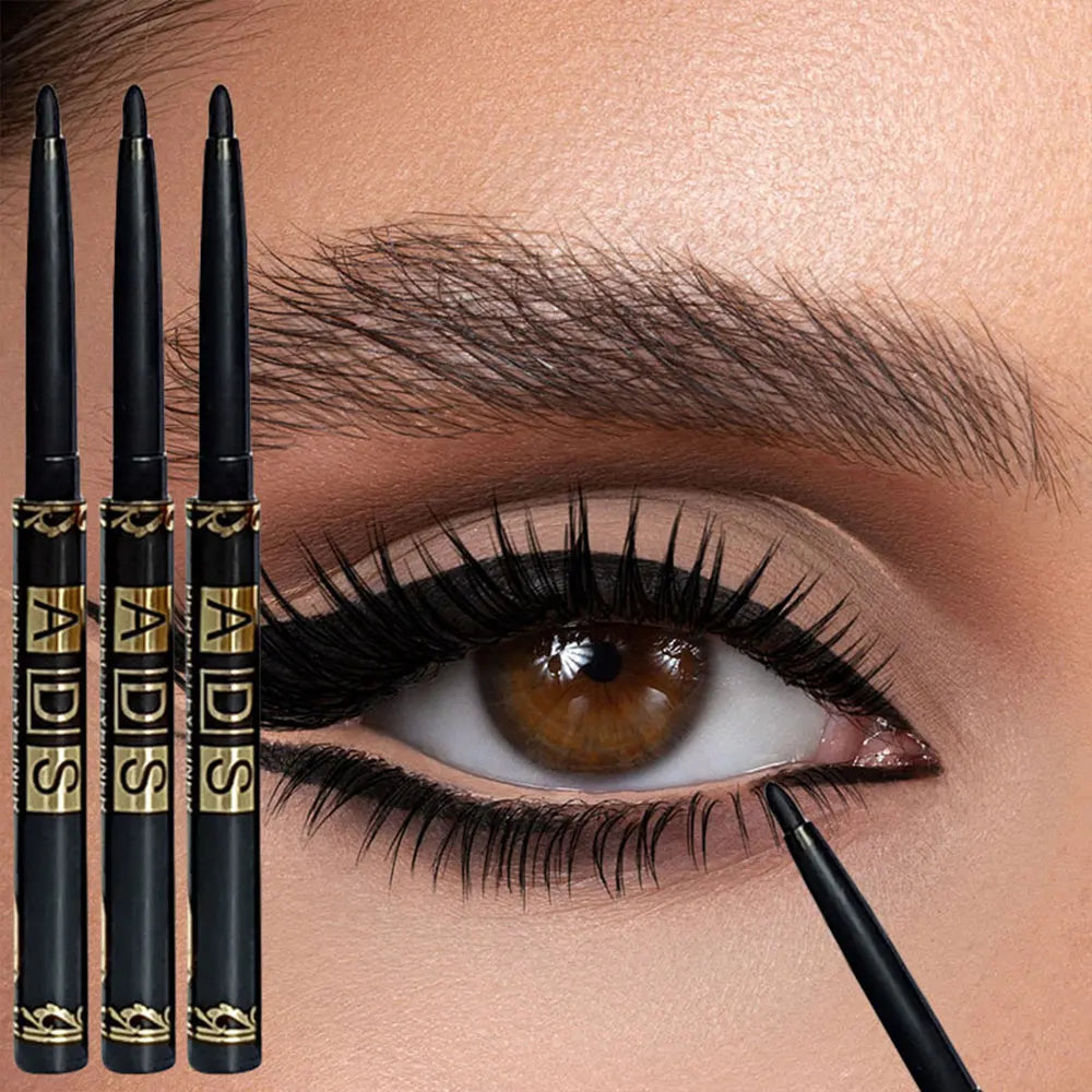 Bold Black Eyeliner Pencils – Waterproof & Smudge-Proof Set