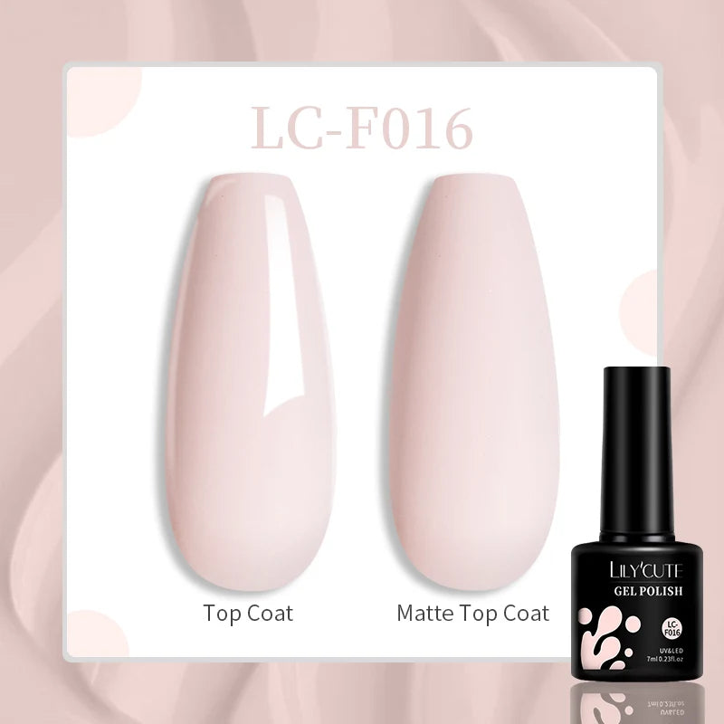 Vibrant LILYCUTE 129 Colors Gel Polish - 7ML Perfection
