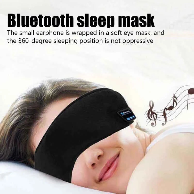 Smart Bluetooth Eye Mask: Sleep Headphones for Travel