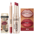 Elevate Your Look: USHAS 12-Color Lipstick & Liner Duo