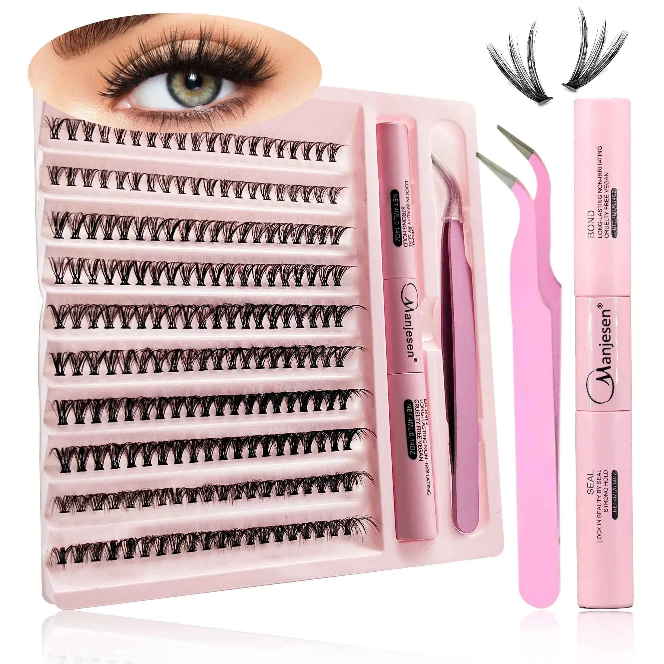 Complete Eyelash Extension Kit with Bond & Seal Tools