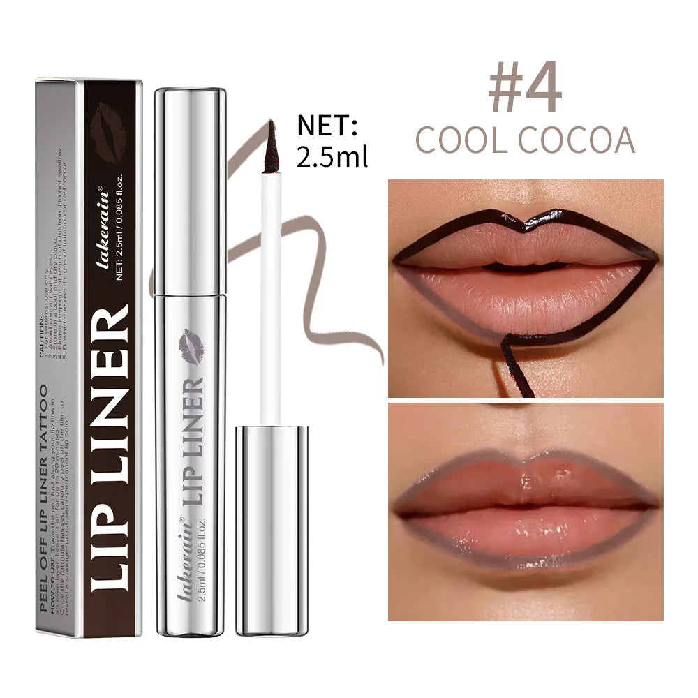 Ultimate Waterproof Lip Color: Brown Peel-Off Tint