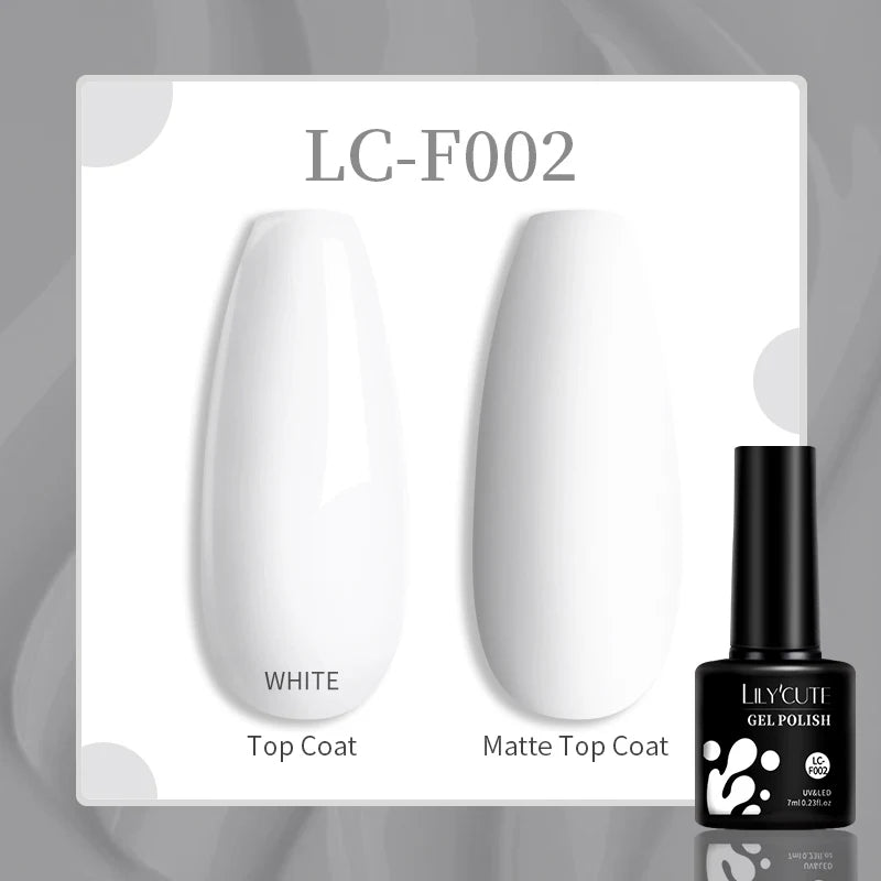 Vibrant LILYCUTE 129 Colors Gel Polish - 7ML Perfection