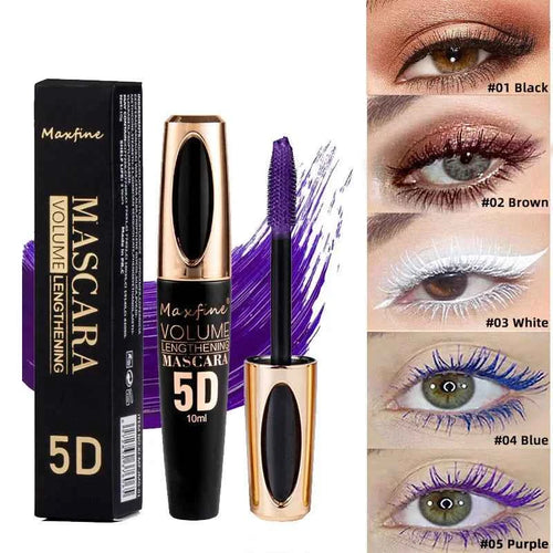 5D Waterproof Eye Black: Smudge-Proof & Curly Perfection