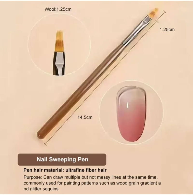 Elevate Your Nail Art: 9PCS UV Gel Brush Set