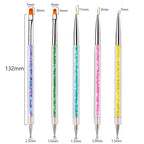 Precision Nail Art Brush Set: 5/20 Pcs for Masterful Designs