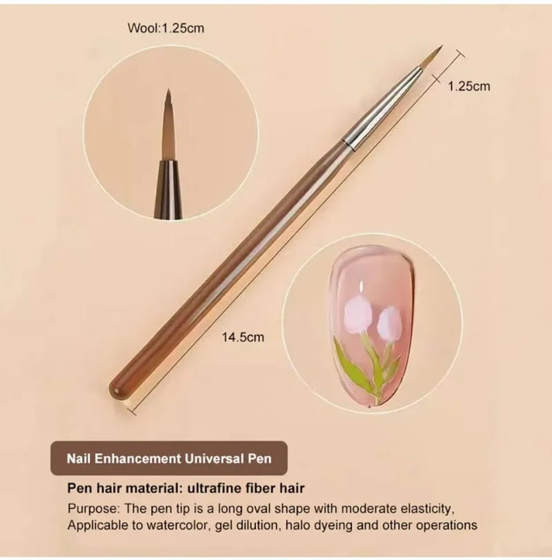 Elevate Your Nail Art: 9PCS UV Gel Brush Set