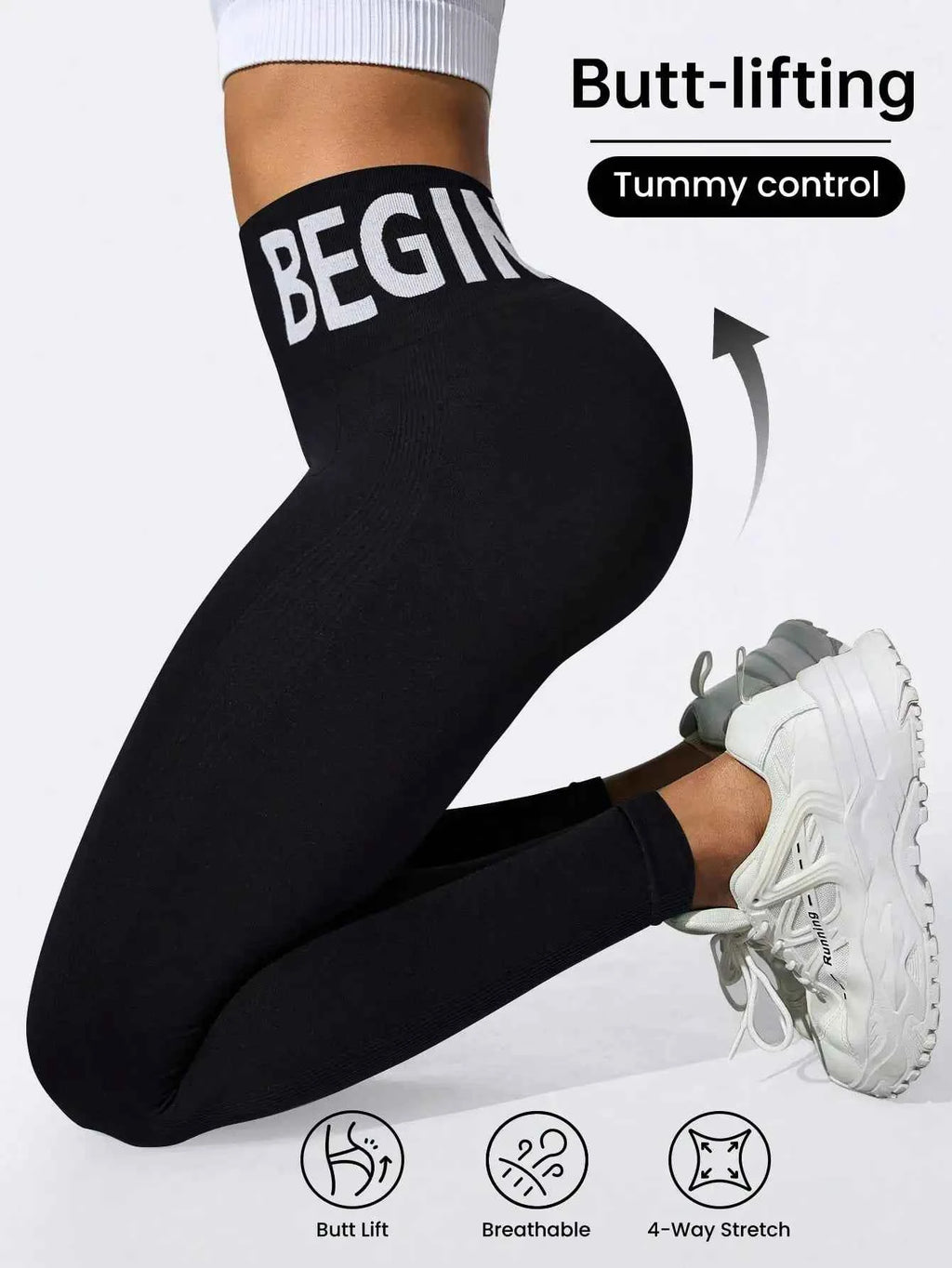 Women's Butt-Lifting Yoga Leggings - Quick Dry & Stylish