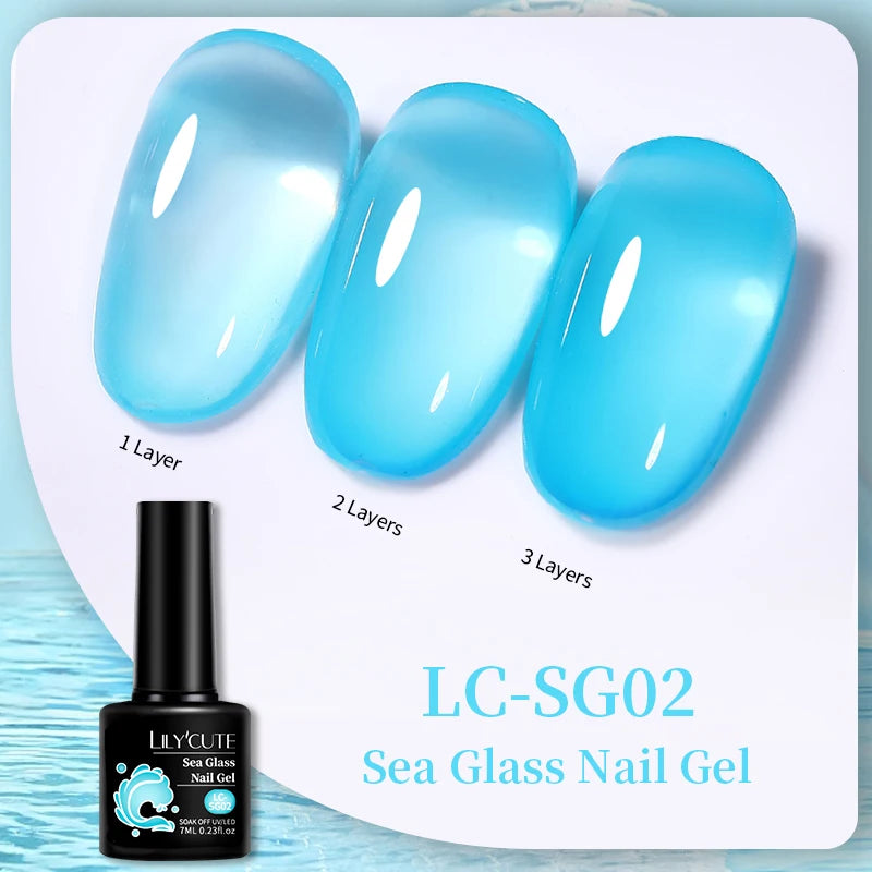 Vibrant LILYCUTE 129 Colors Gel Polish - 7ML Perfection