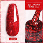 Vibrant LILYCUTE 129 Colors Gel Polish - 7ML Perfection