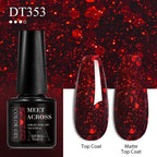 Crystal Red Soak-Off UV Gel - Nail Art Essential