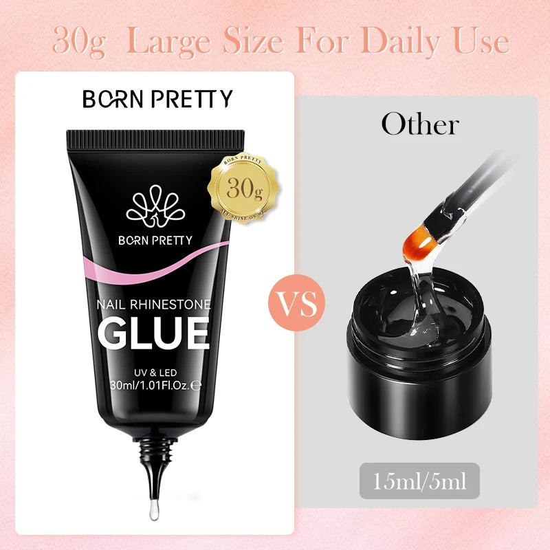 30ml Rhinestone Glue Gel: Elevate Your Nail Art Game