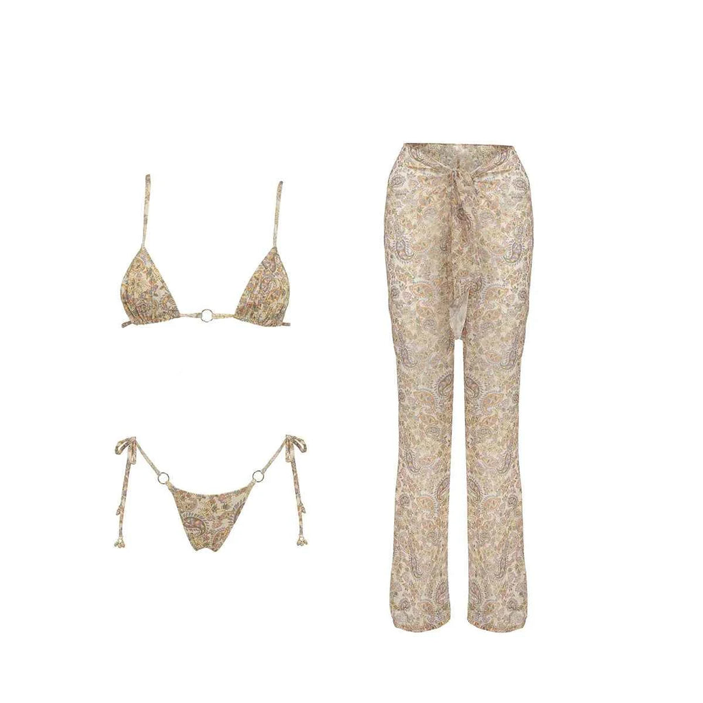 Stylish 3-Piece Bikini Set for the Perfect Beach Look