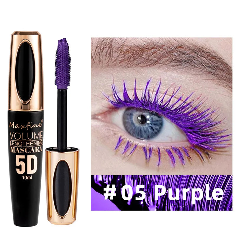 5D Waterproof Eye Black: Smudge-Proof & Curly Perfection