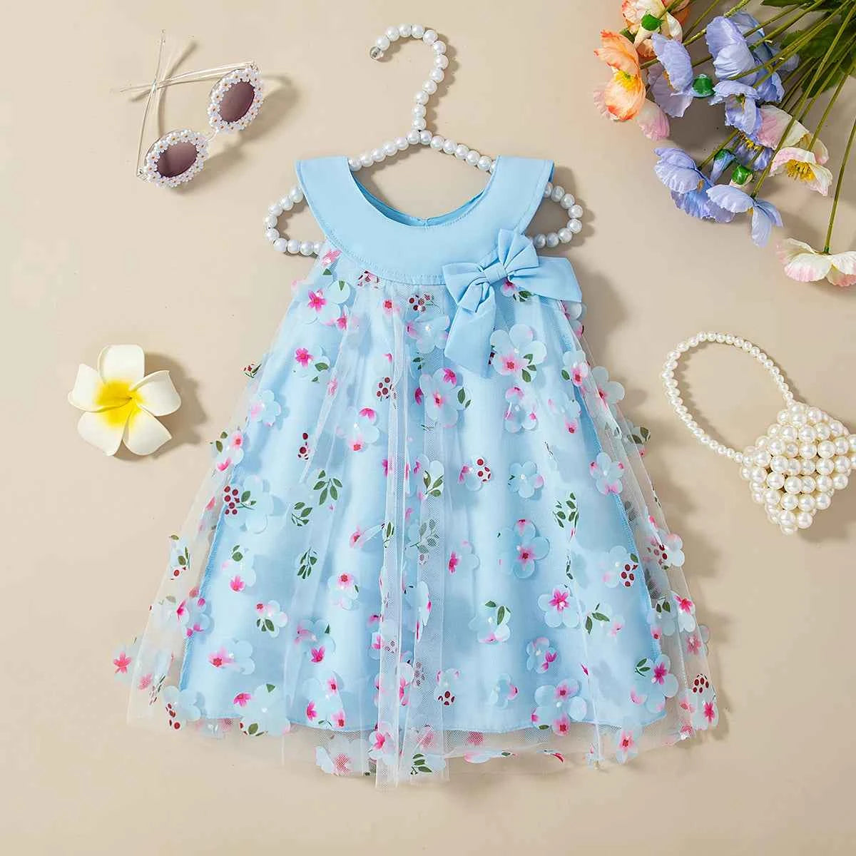 Adorable Birthday Party Dress for Toddler Girls