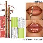 Elevate Your Look: USHAS 12-Color Lipstick & Liner Duo