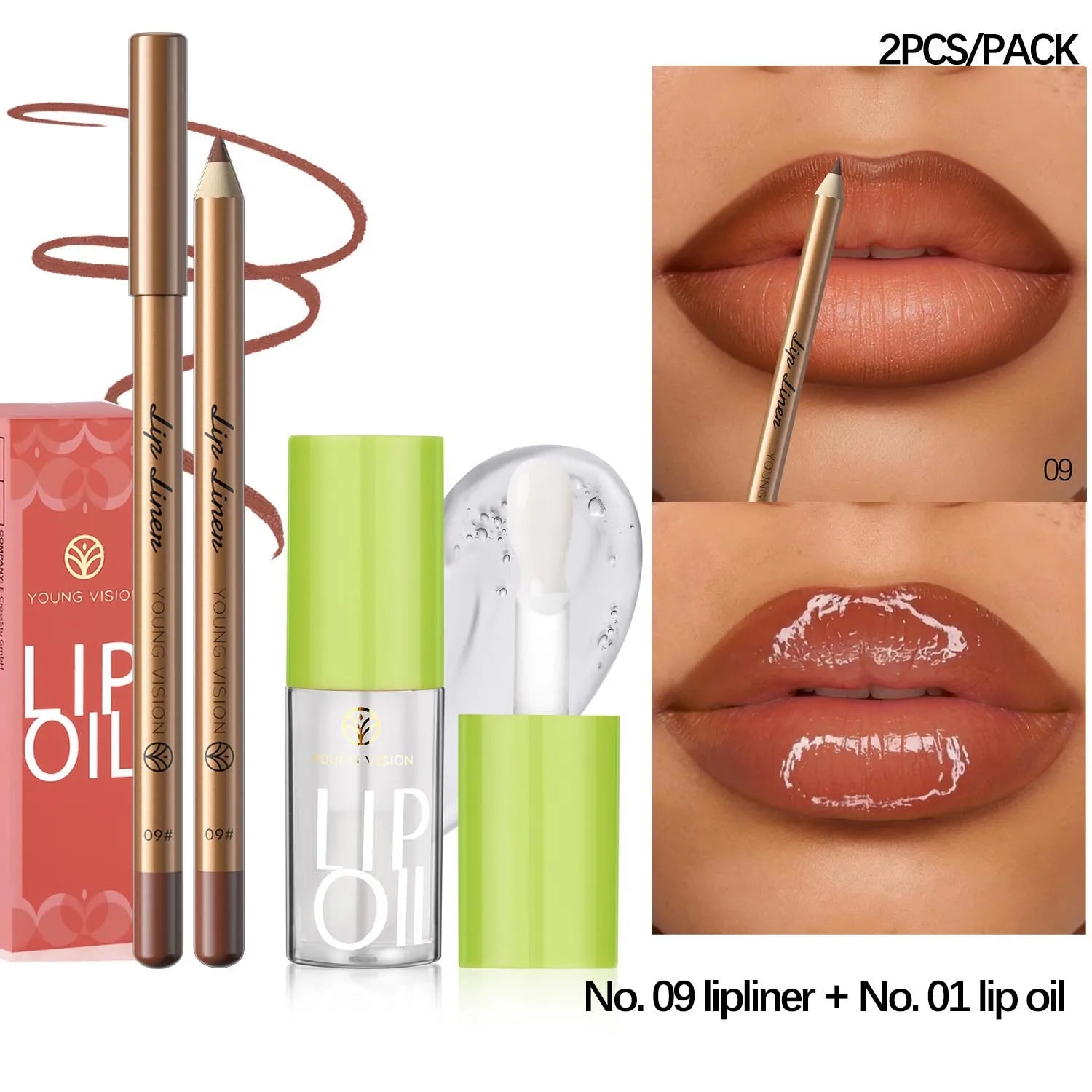 Elevate Your Look: USHAS 12-Color Lipstick & Liner Duo