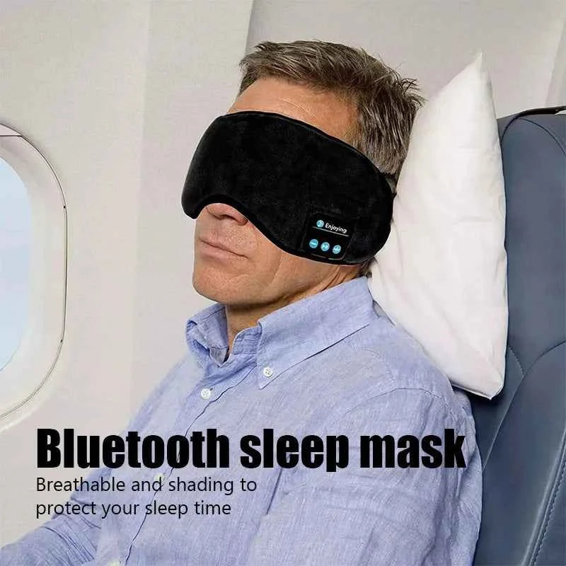 Smart Bluetooth Eye Mask: Sleep Headphones for Travel