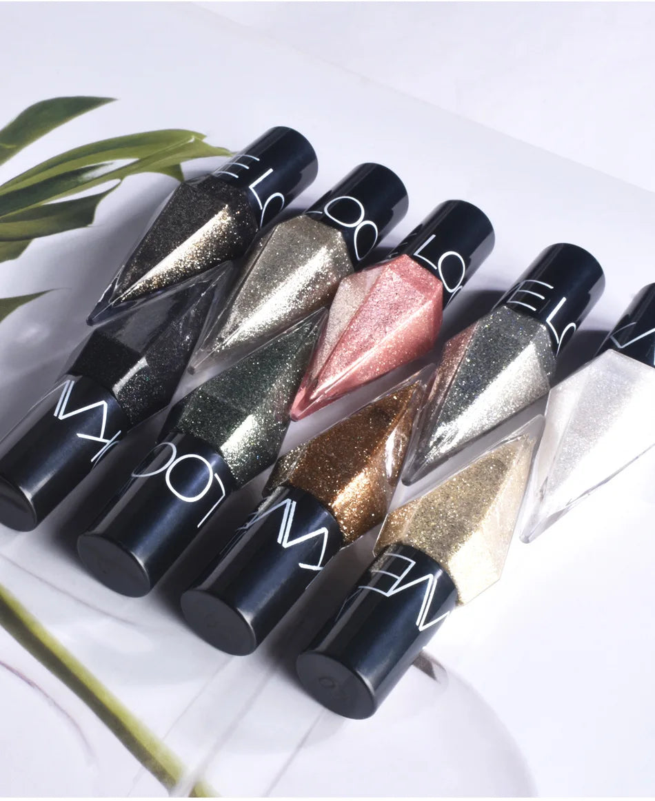 Diamond Sparkling Liquid Eyeliner: Quick-Dry & Waterproof