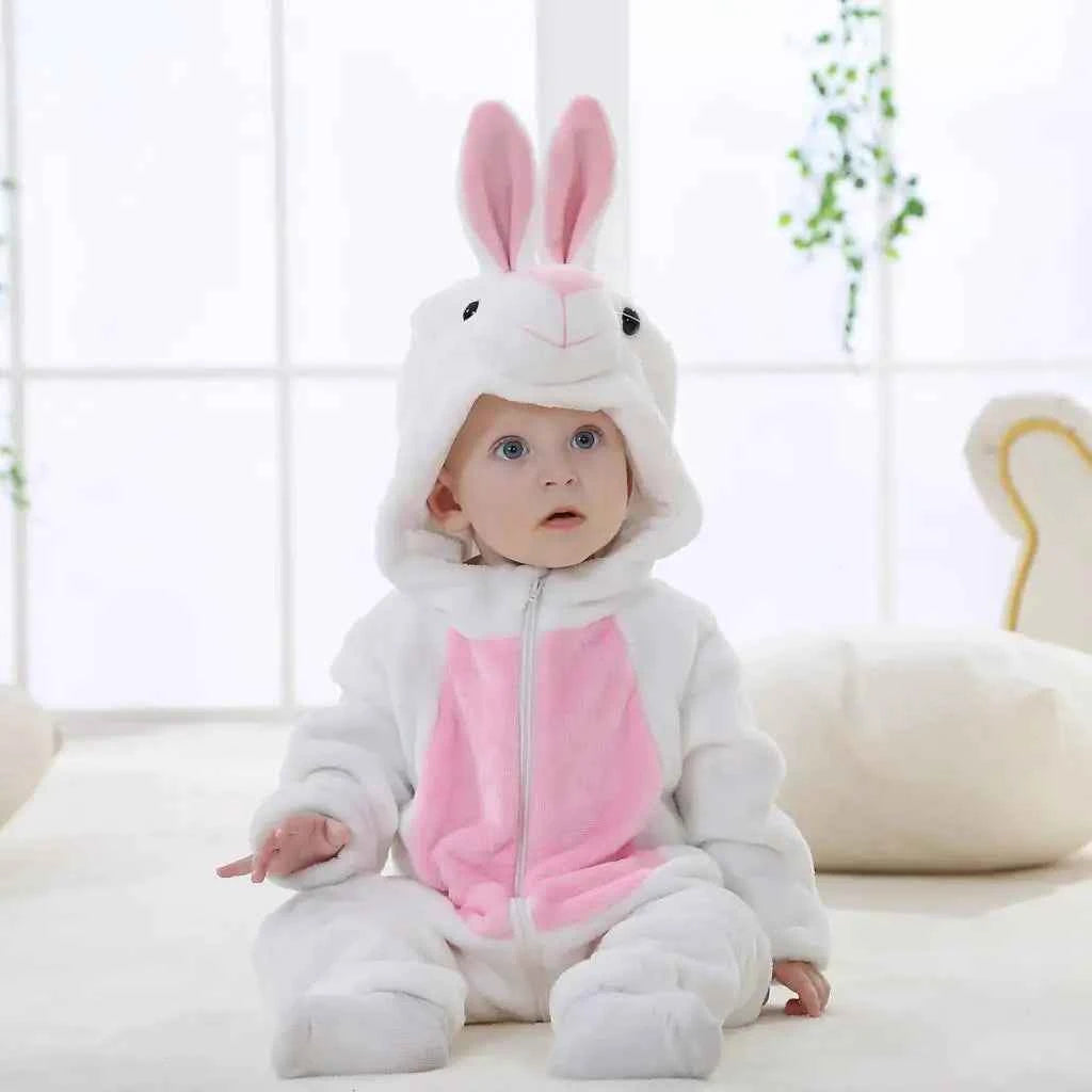 Cozy Unicorn & Dinosaur Baby Rompers for Boys & Girls