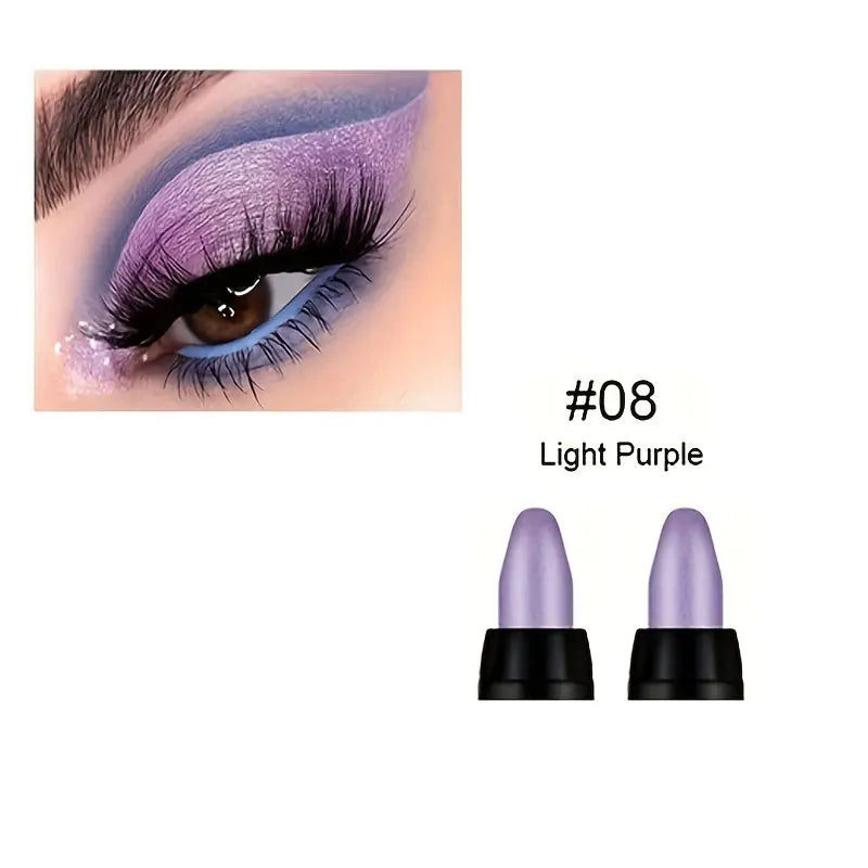 Vibrant Pearlescent Eyeliner: 16 Colors for Stunning Eyes
