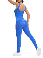 Stylish Sleeveless Jumpsuit: Perfect Fit with Built-In Support
