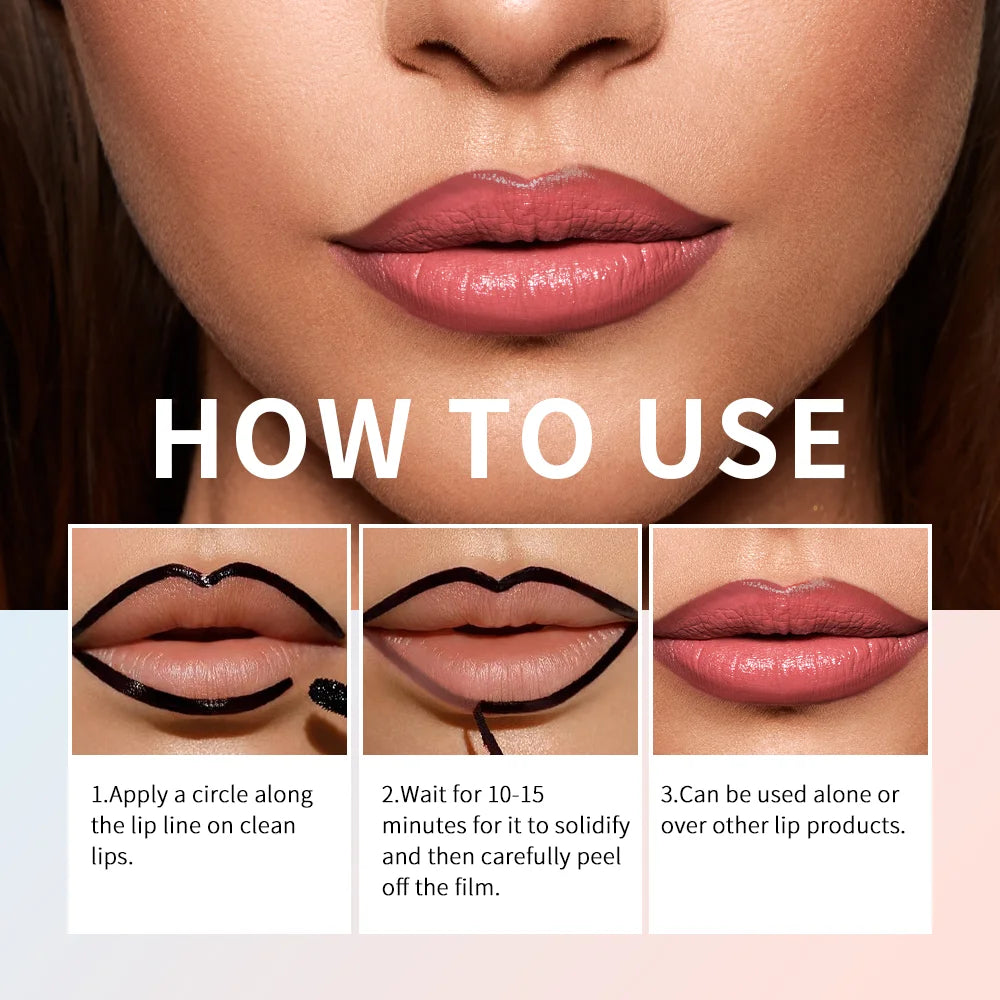 Ultimate Waterproof Lip Color: Brown Peel-Off Tint