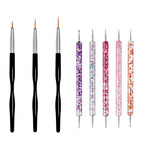 Precision Nail Art Brush Set: 5/20 Pcs for Masterful Designs