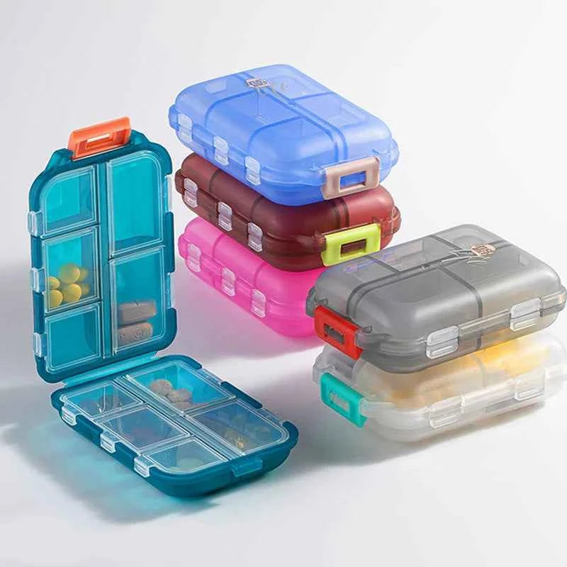 Portable Pill Storage Box: Perfect for Travel & Daily Needs
