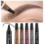 Four Fork Eyebrow Pencil: Natural & Waterproof Colors