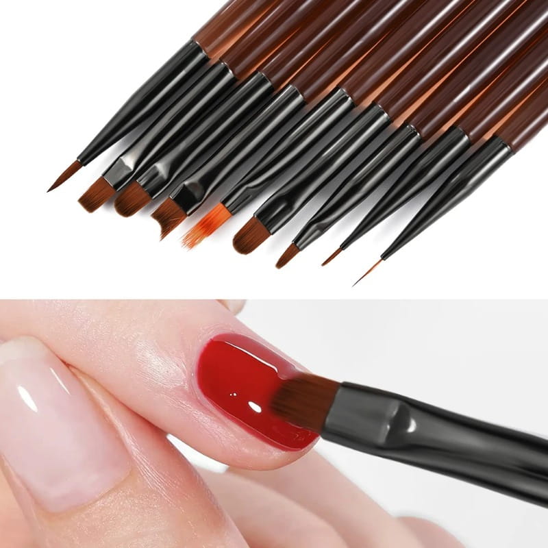Elevate Your Nail Art: 9PCS UV Gel Brush Set
