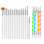 Precision Nail Art Brush Set: 5/20 Pcs for Masterful Designs