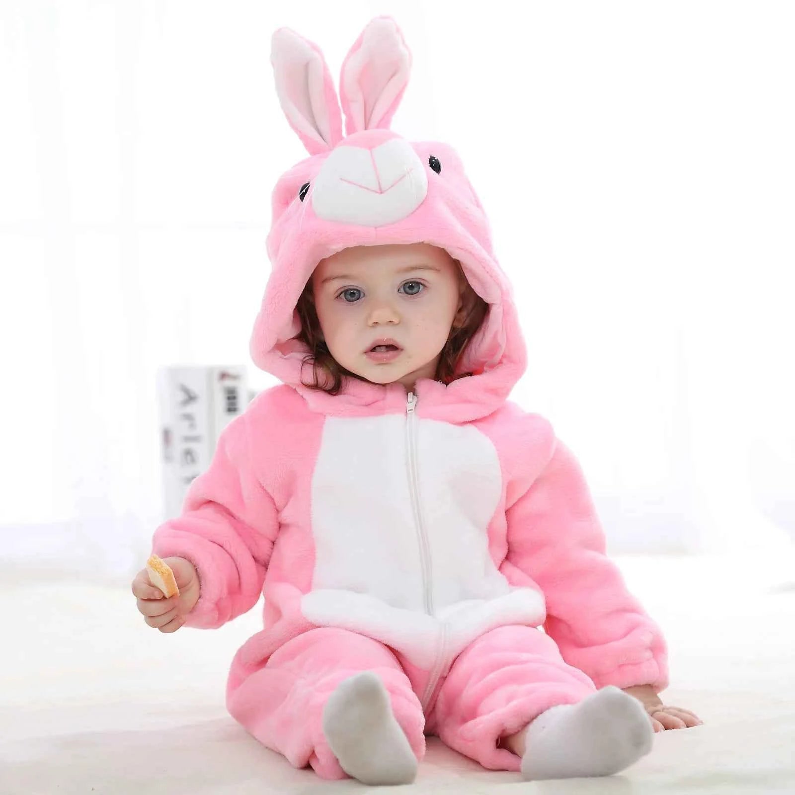 Cozy Unicorn & Dinosaur Baby Rompers for Boys & Girls