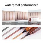 Four Fork Eyebrow Pencil: Natural & Waterproof Colors