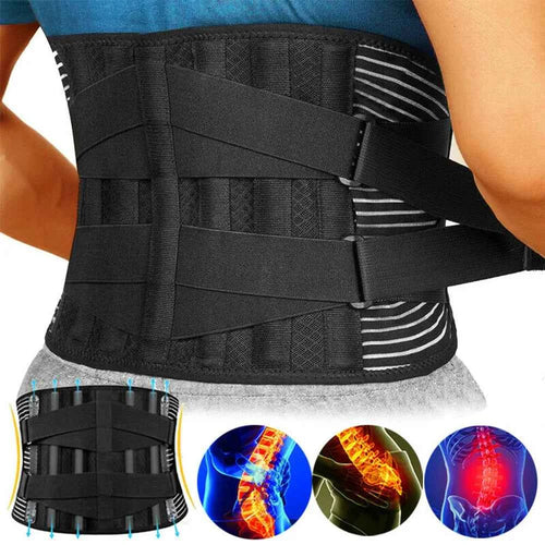Adjustable Lumbar Support Belt for Back Pain Relief