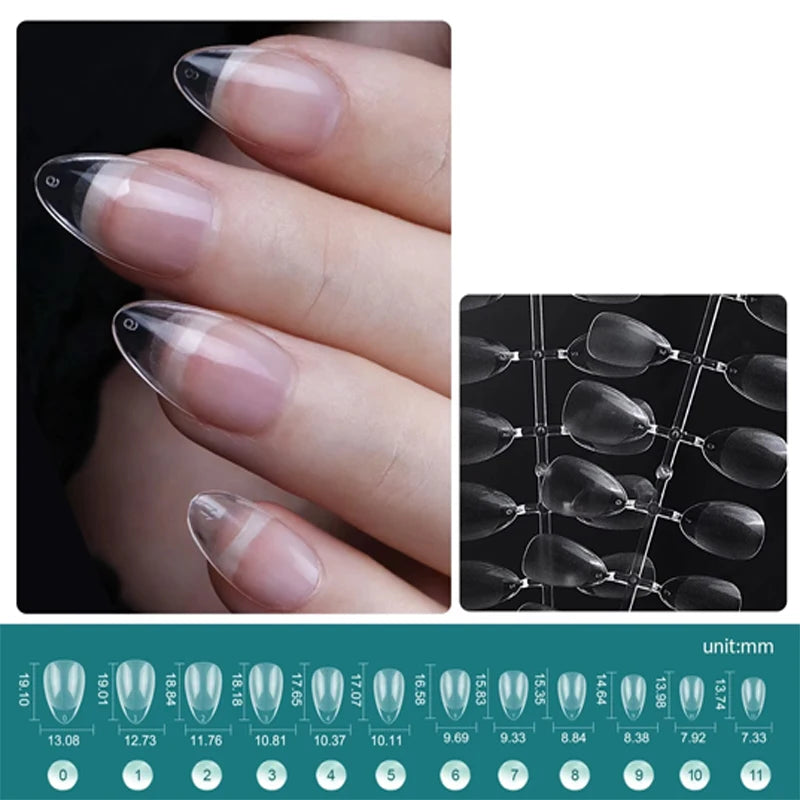 Professional Soft Gel Nail Tips - 120Pcs for DIY Extensions